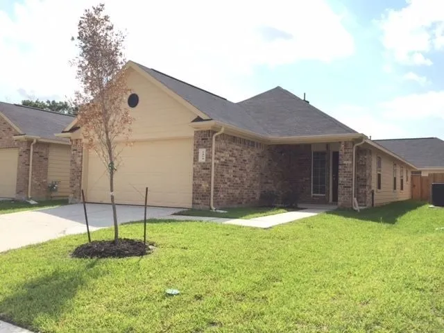 a backyard of a house