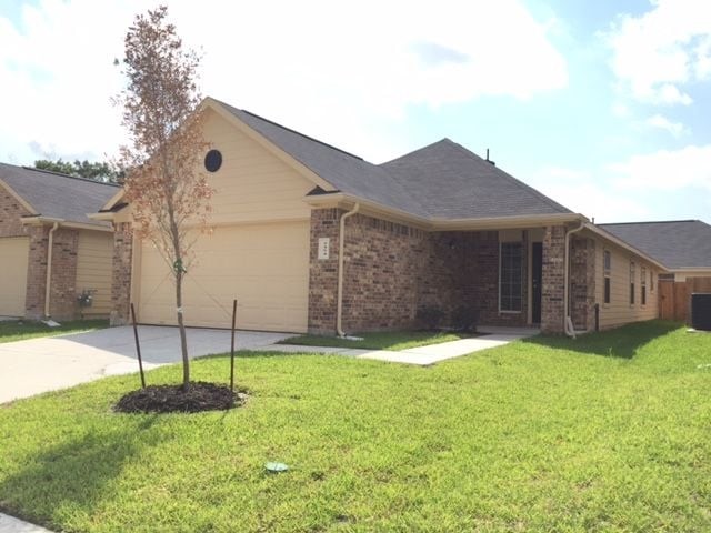 a backyard of a house