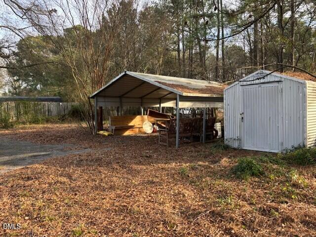 Carport & storage