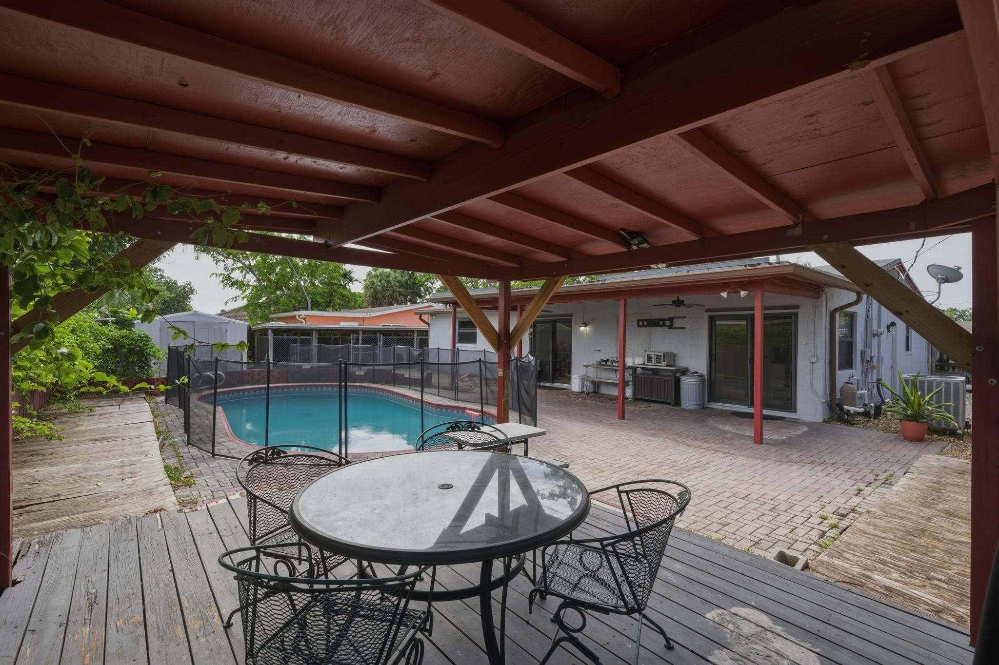 4841 Northwest 19th Street Lauderhill, FL 33313 - Photo 21 of 21 4841 Backyard Deck