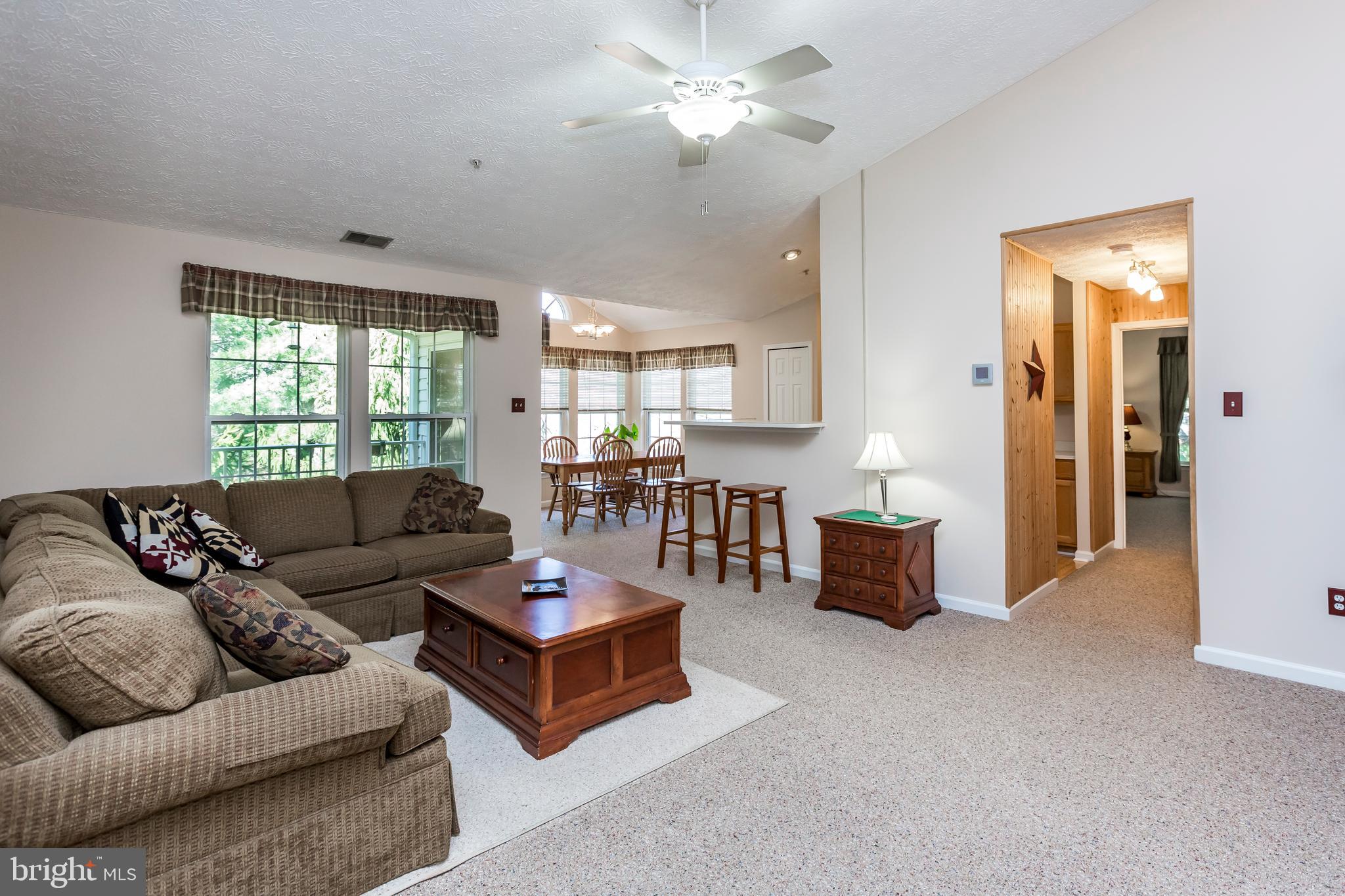 4888 Shellbark Road Owings Mills, MD 21117 - Photo 7 of 23 LR w/ vaulted ceilings opens to breakfast bar & DR