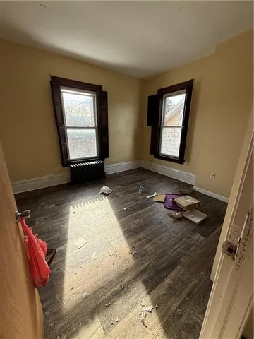 a backyard of a house