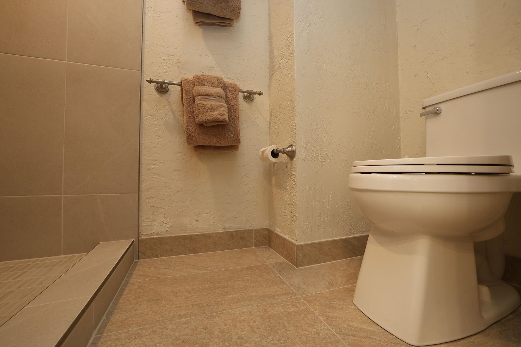 3543 Lower Honoapiilani Road, Unit C107 Lahaina, HI 96761 - Photo 30 of 49 a bathroom with a toilet and a shower