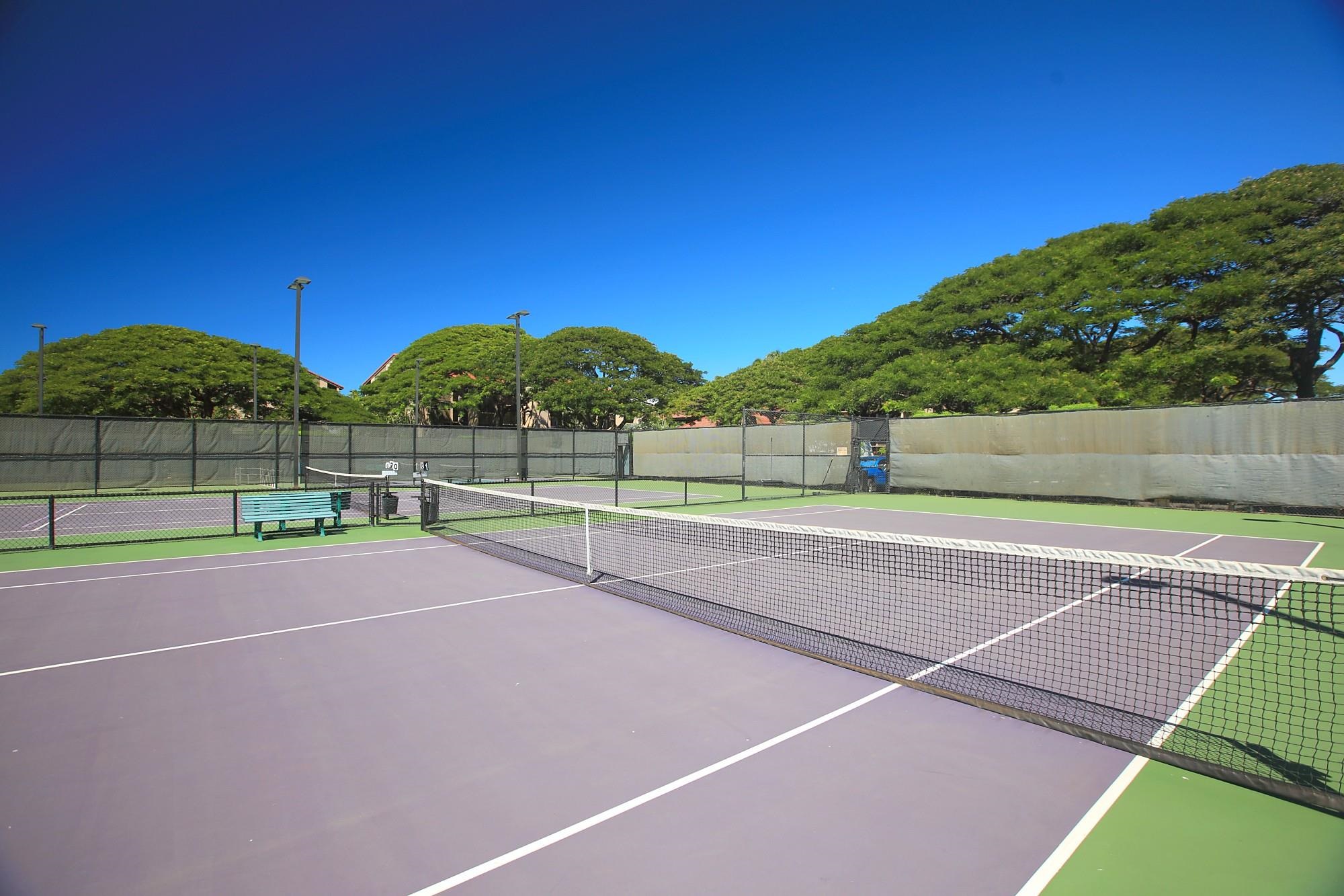 3543 Lower Honoapiilani Road, Unit C107 Lahaina, HI 96761 - Photo 46 of 49 a view of tennis court