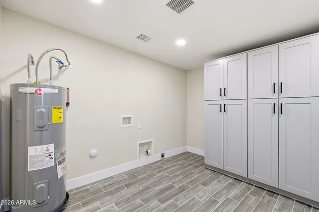 a front view of house with yard and seating space