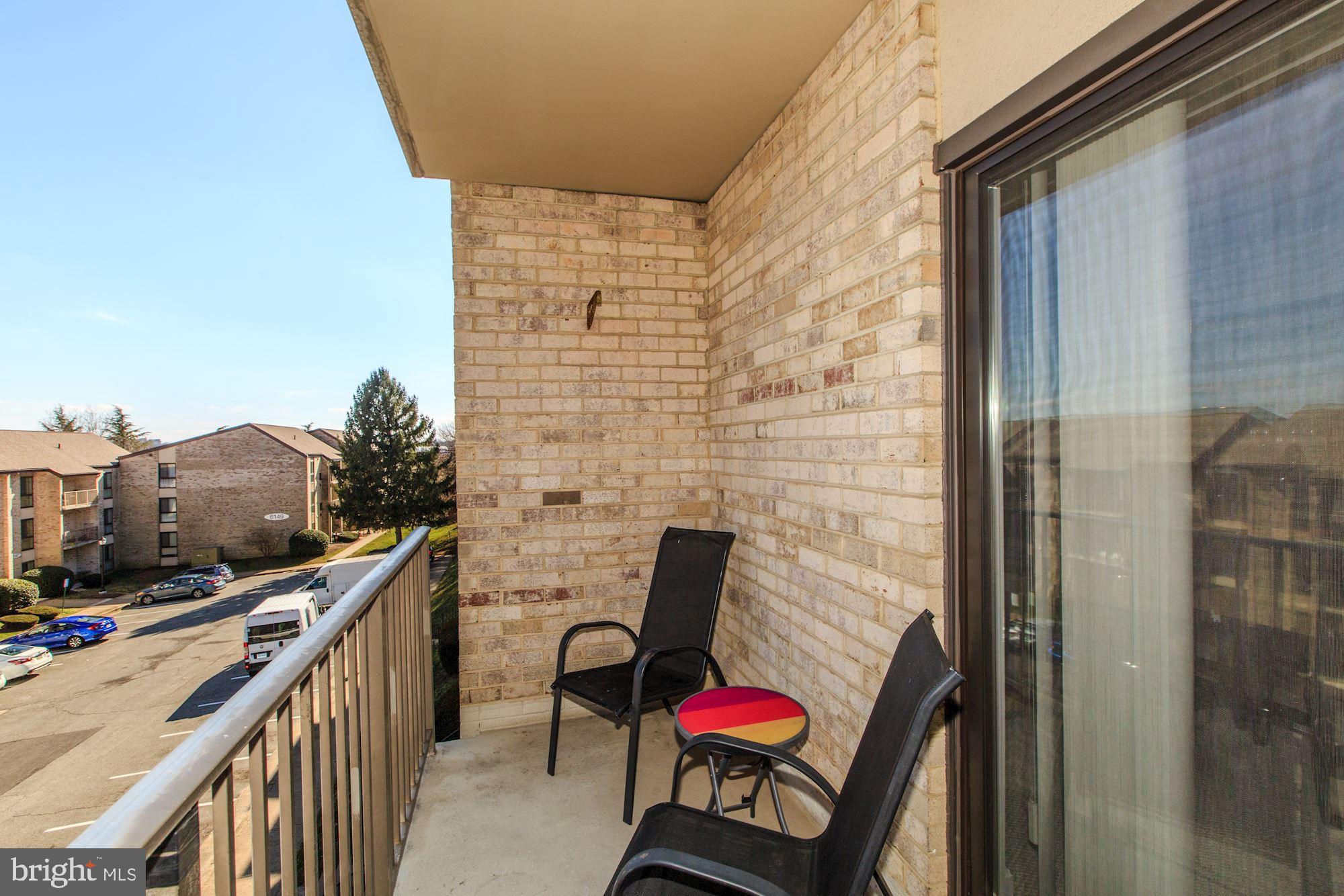 6153 Edsall Road, Unit J Alexandria, VA 22304 - Photo 14 of 17 Private Balcony