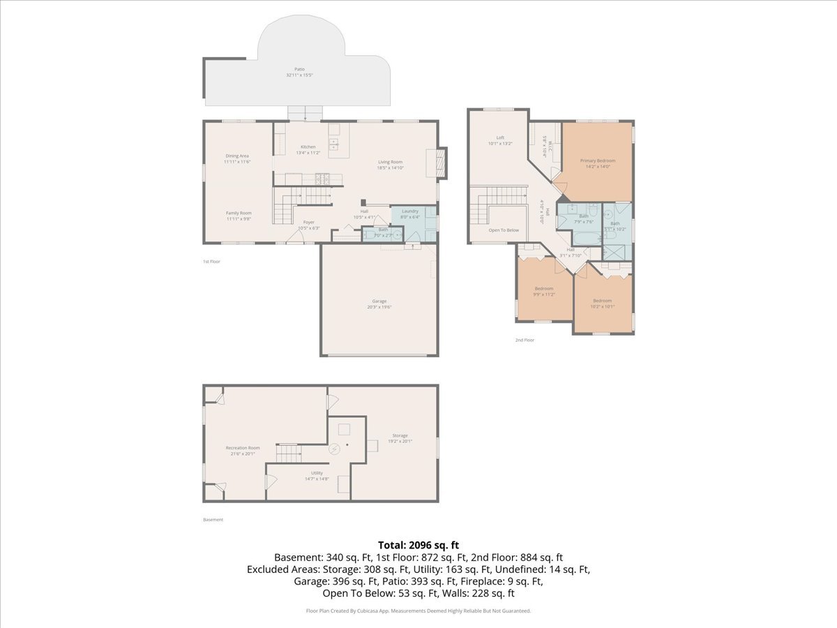 334 Clearview Circle Round Lake, IL 60073 - Photo 36 of 36 a picture of a floor plan