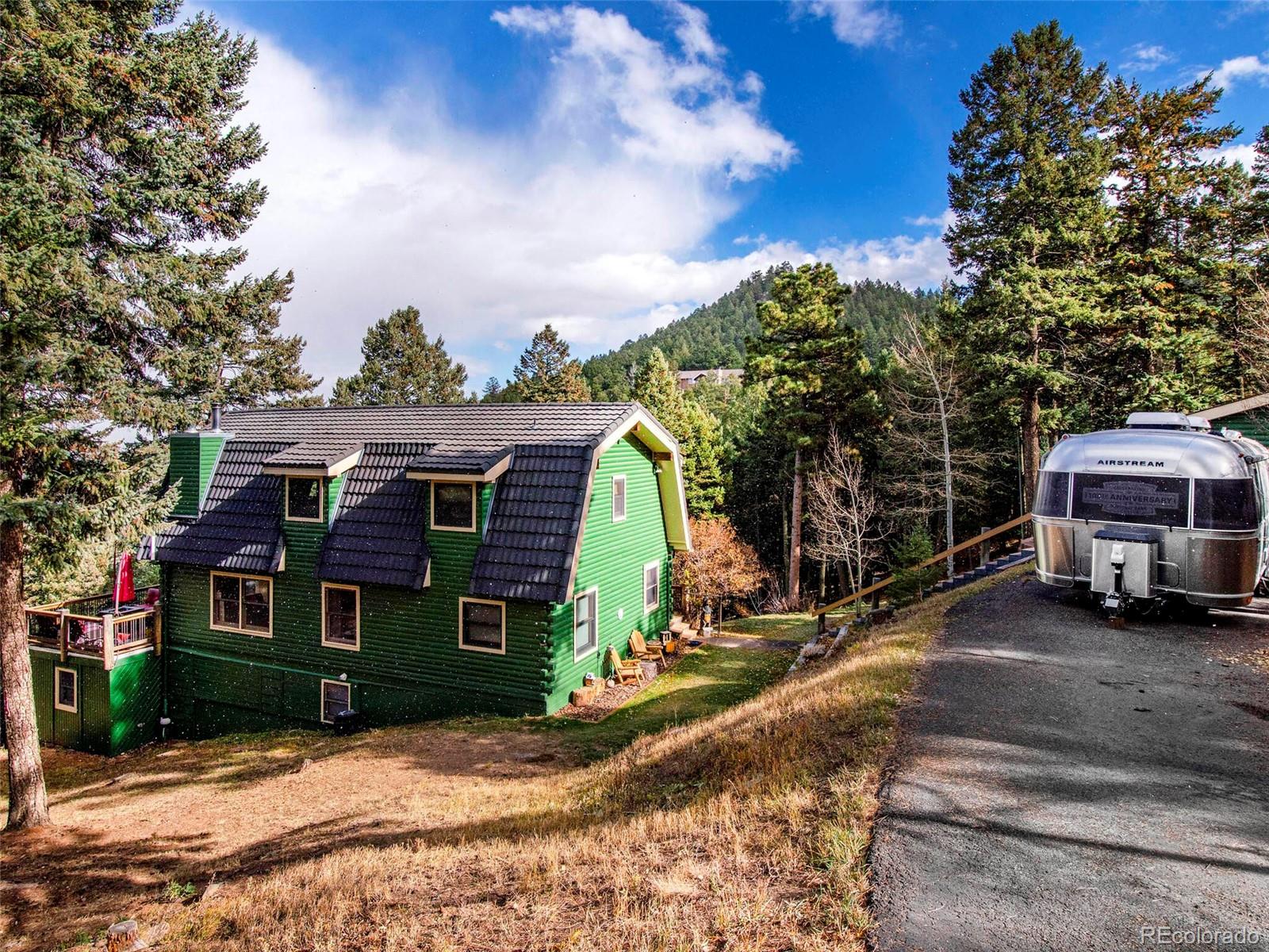 25633 Independence Trail Evergreen, CO 80439 - Photo 39 of 39 a view of a house with a yard