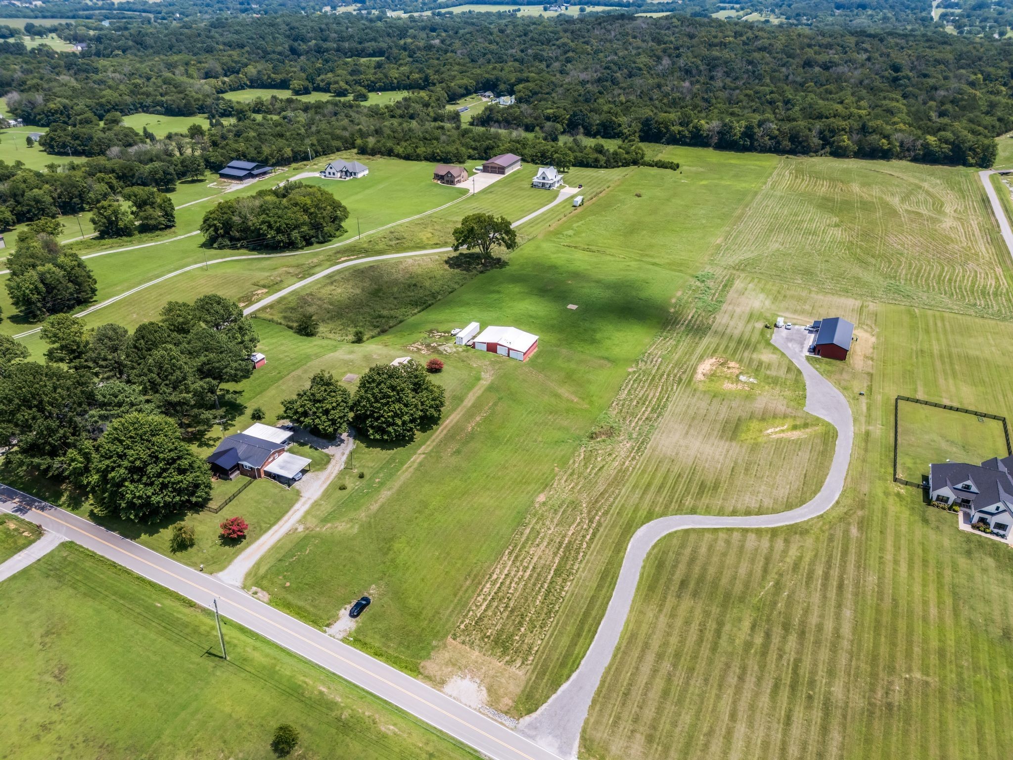1295 Sugar Flat Road Lebanon, TN 37087 - Photo 17 of 30 an aerial view of a pool