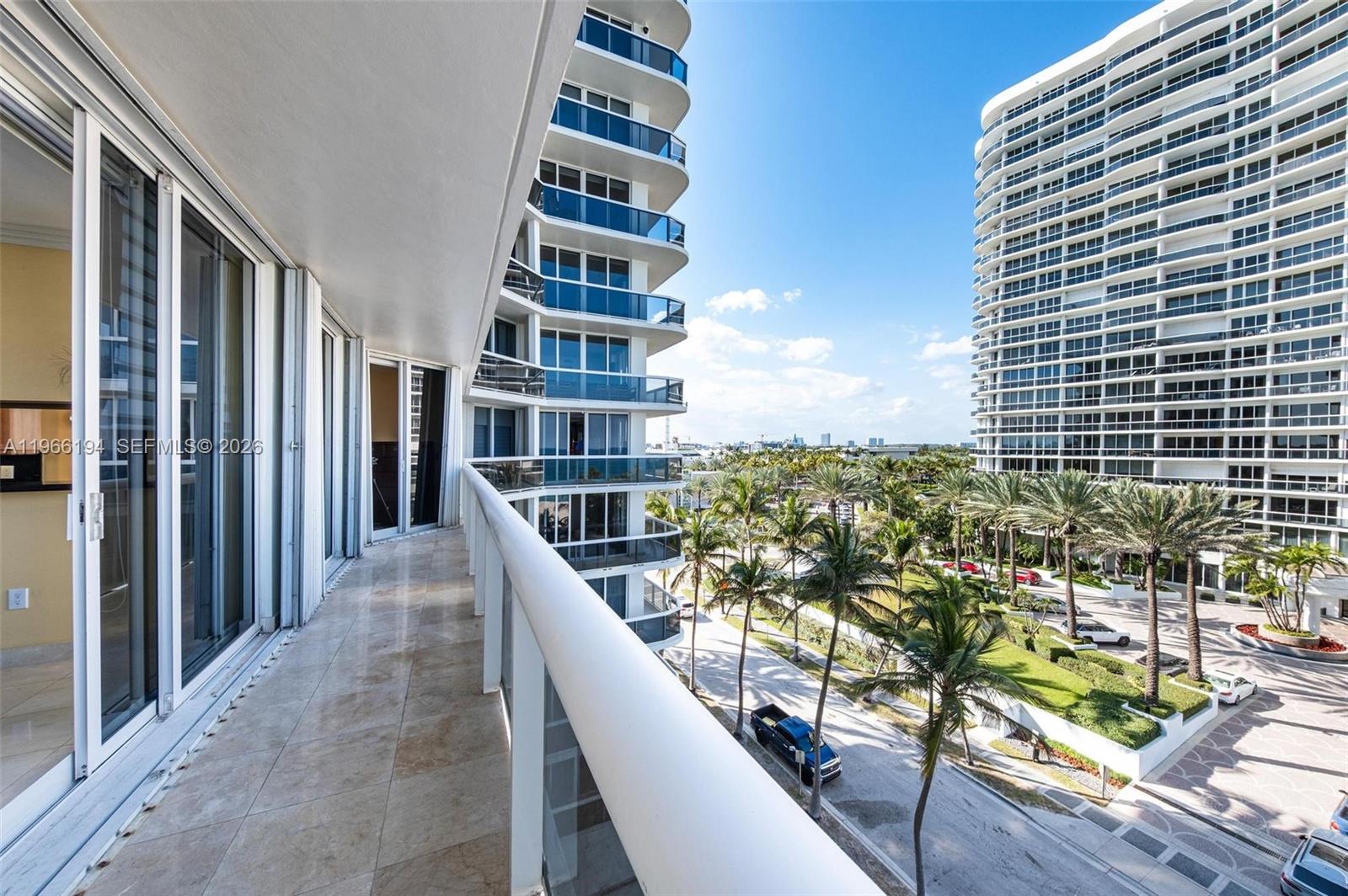 9595 Collins Avenue, Unit N6J Surfside, FL 33154 - Photo 35 of 37 a view of balcony with furniture