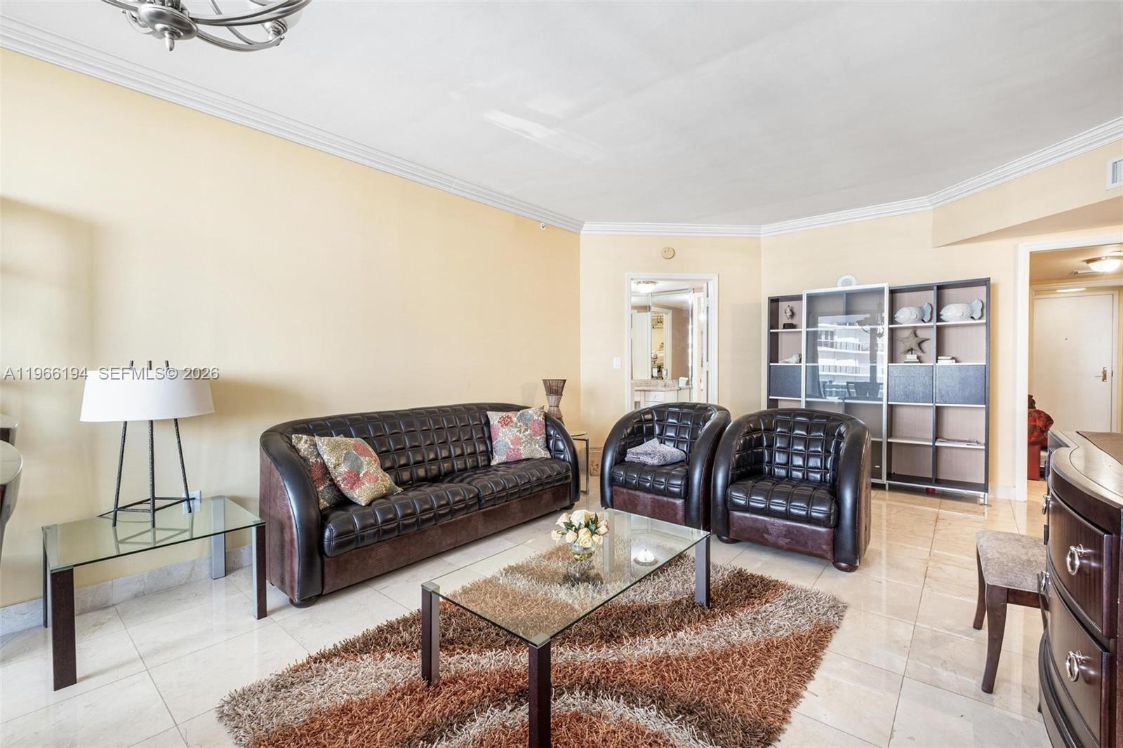 9595 Collins Avenue, Unit N6J Surfside, FL 33154 - Photo 5 of 37 a living room with furniture
