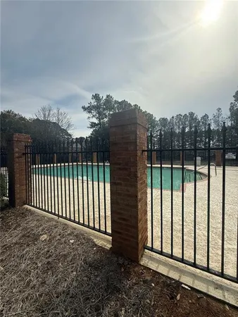 a view of outdoor space and deck