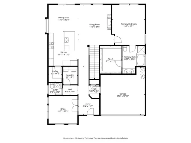 a picture of a bench in front of a wall