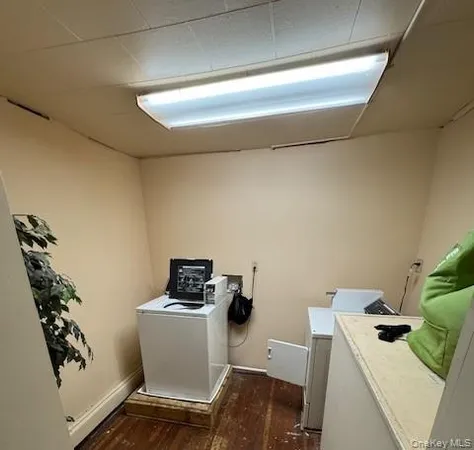 a room with storage and utility