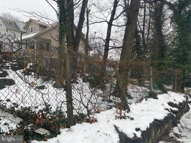 a view of a snow covered in snow