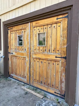 a view of a front door
