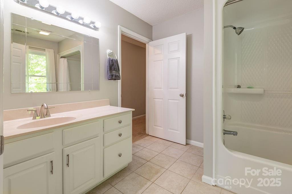 908 Newfound Road Leicester, NC 28748 - Photo 35 of 46 a bathroom with a tub sink and mirror