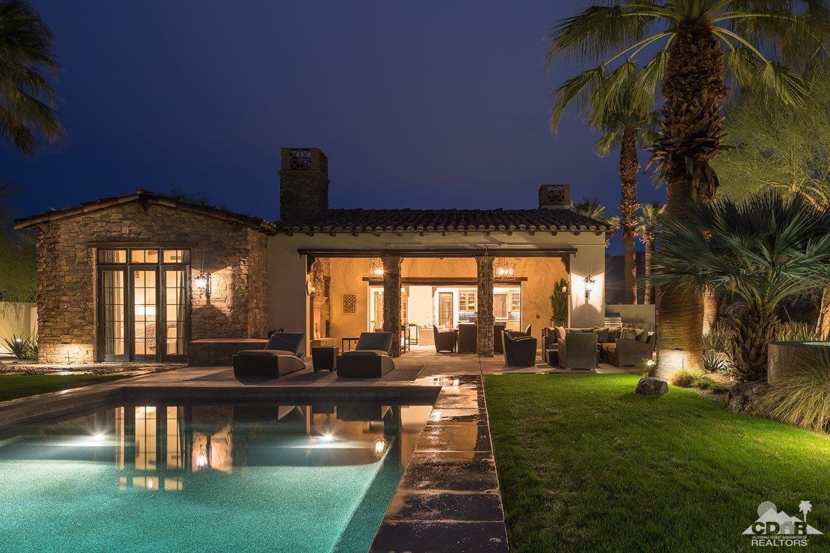 1 Santa Rosa Mountain Lane Rancho Mirage, CA 92270 - Photo 23 of 23 a view of a house with swimming pool and sitting area