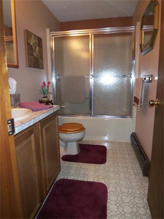 18 Dunham Road Freetown, MA 02702 - Photo 8 of 28 a bathroom with a sink a toilet a mirror and shower