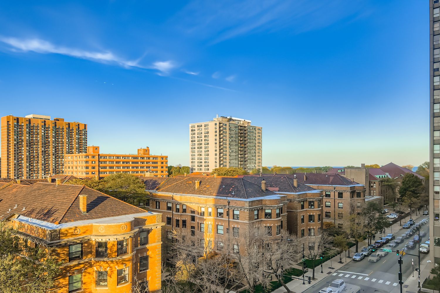 3930 North Pine Grove Avenue, Unit 805 Chicago, IL 60613 - Photo 10 of 15 a view of a city with tall buildings