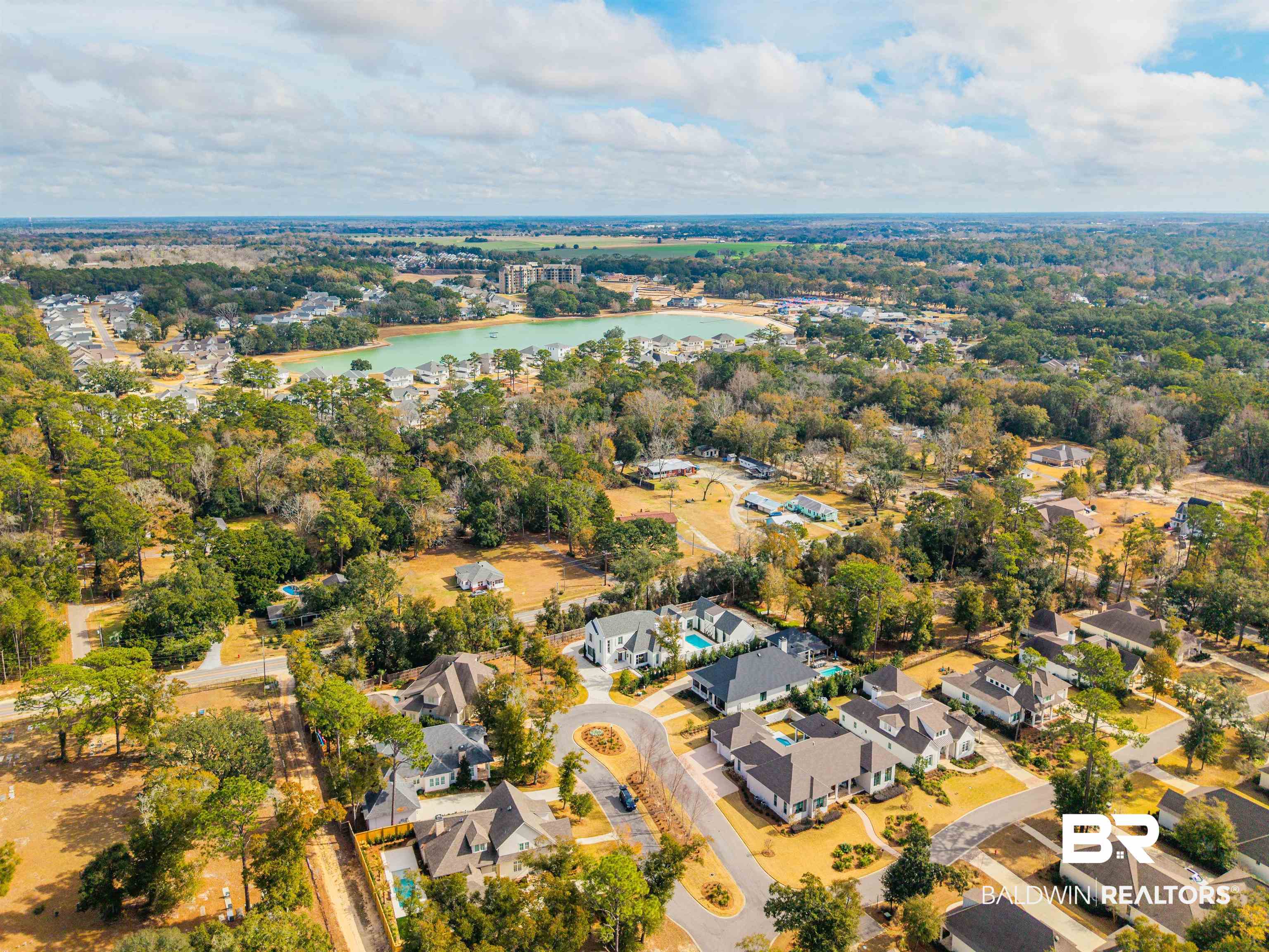 708 Manning Place Fairhope, AL 36532 - Photo 3 of 58 Birds eye view of property featuring a water view