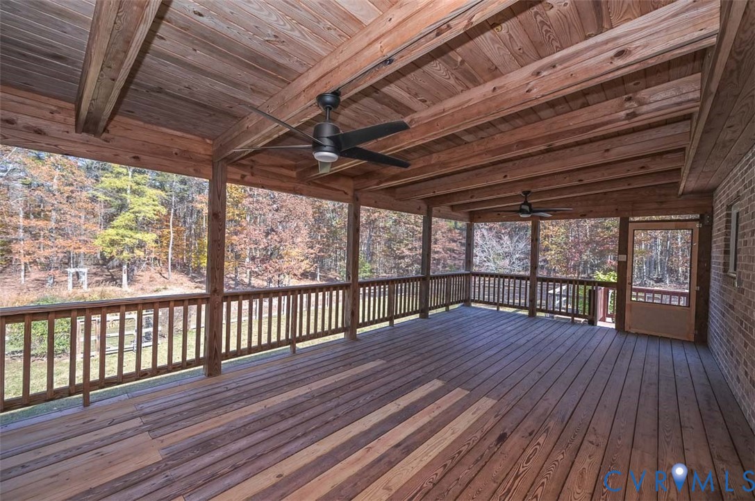 425 Starview Lane Gum Spring, VA 23065 - Photo 39 of 50 a view of porch with wooden floor