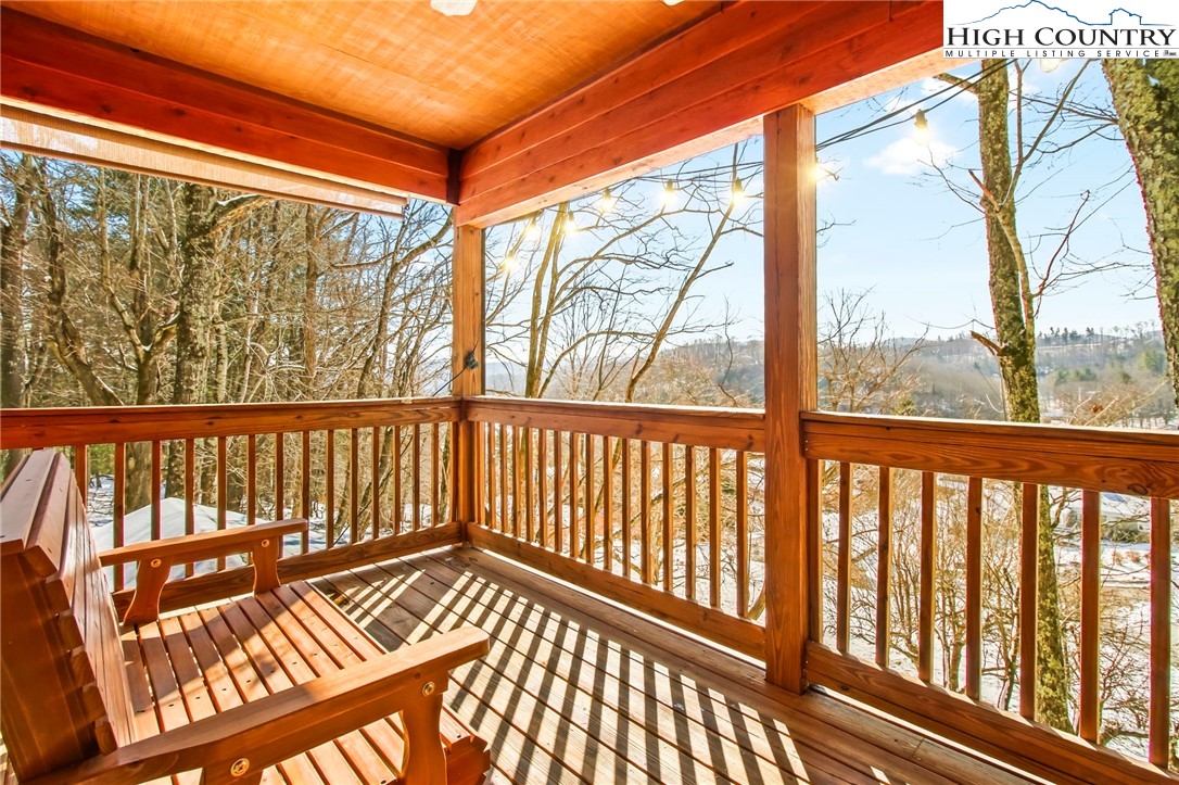 282 Charles Street Boone, NC 28607 - Photo 20 of 47 a view of a large window with wooden floor