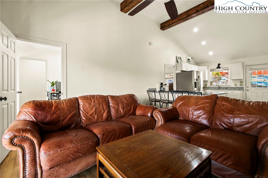 282 Charles Street Boone, NC 28607 - Photo 23 of 47 a project room with furniture and a ceiling fan