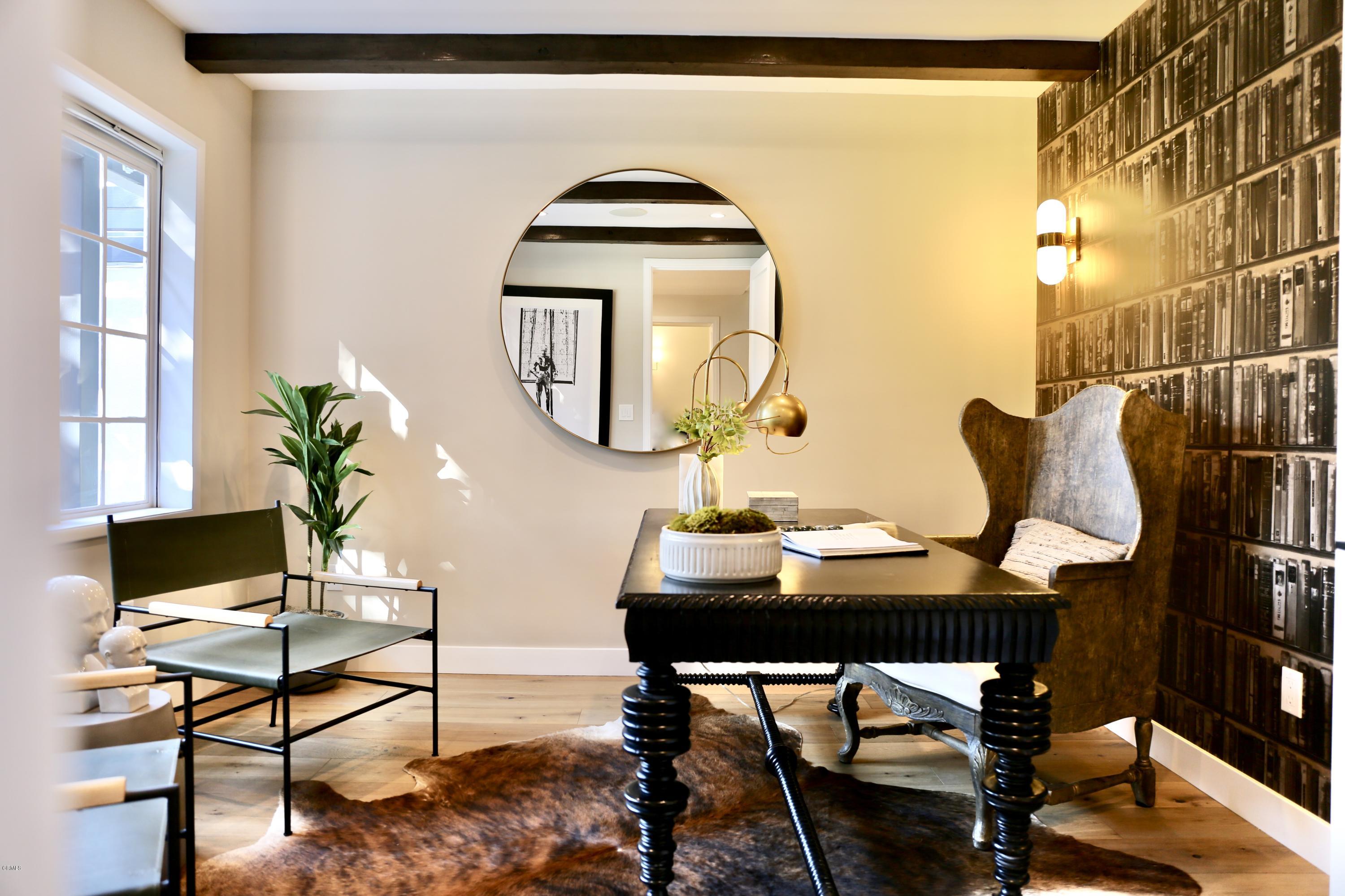300 Wigmore Drive Pasadena, CA 91105 - Photo 13 of 59 a living room with furniture and a potted plant
