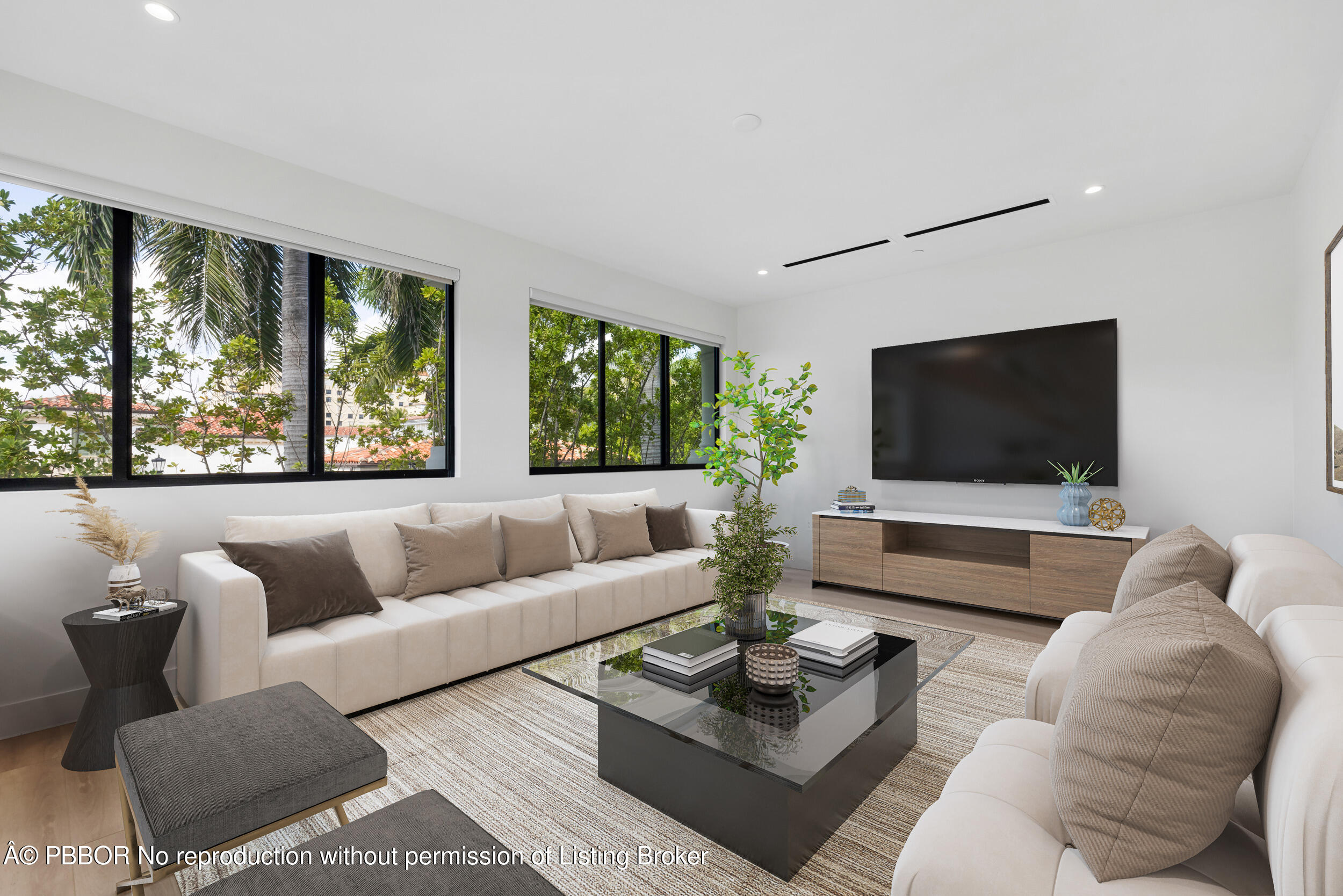 223 Sunset Avenue, Unit 2 Palm Beach, FL 33480 - Photo 6 of 15 LIVING ROOM