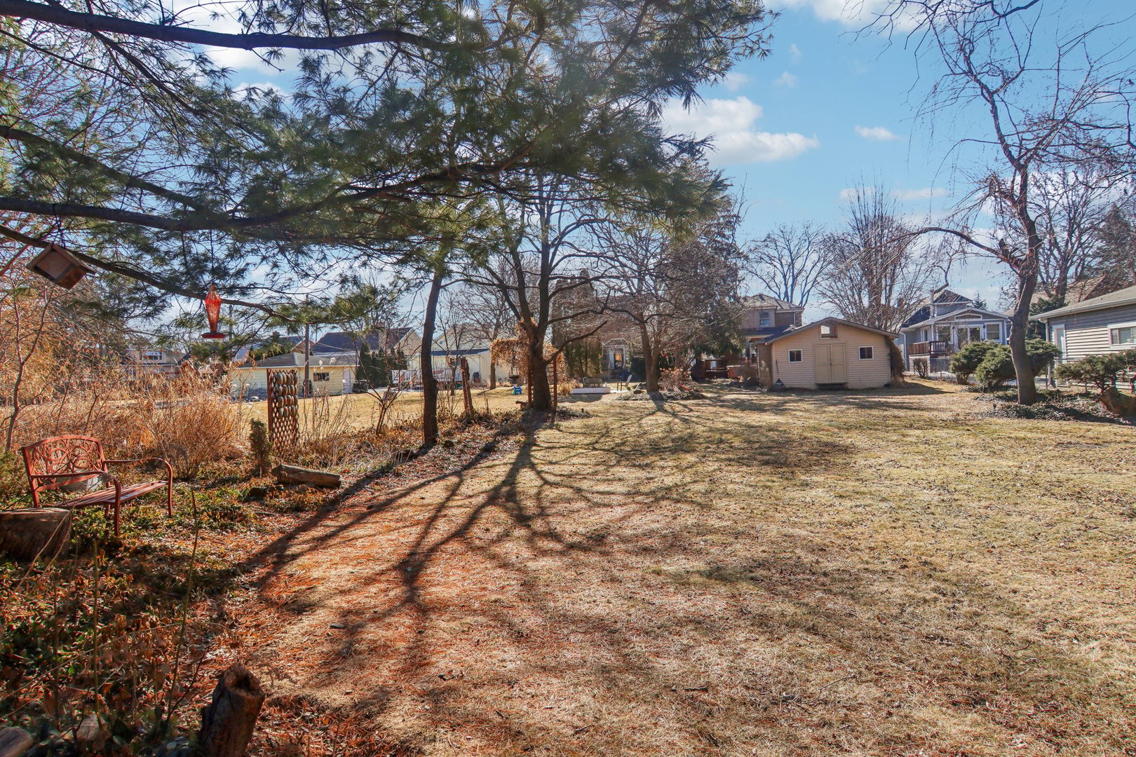 38 Northgate Road Riverside, IL 60546 - Photo 44 of 52 a view of yard covered with snow in front of house