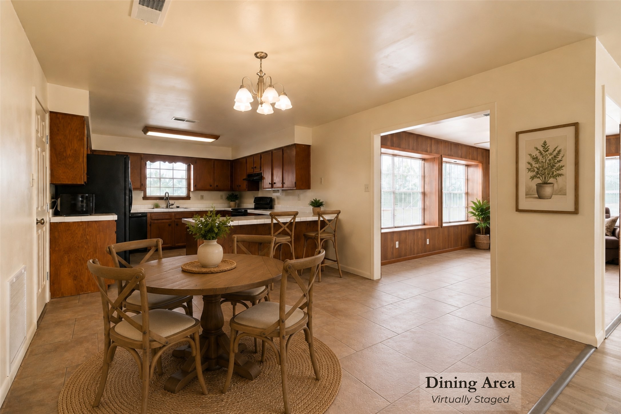 1871 Bridal Path Road Luling, TX 78648 - Photo 9 of 39 Dining area virtually staged