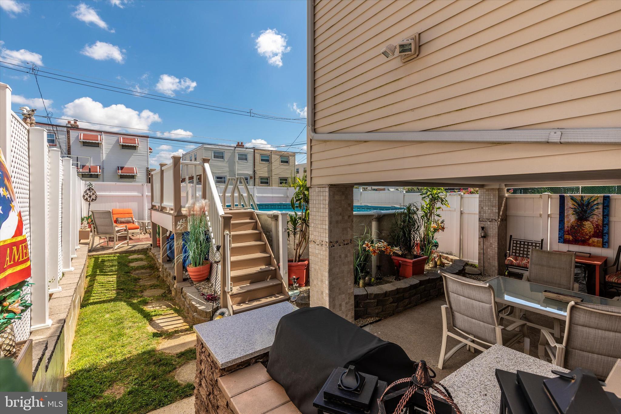 3461 Holyoke Road Philadelphia, PA 19114 - Photo 42 of 44 Backyard, Pool And Covered Back Patio