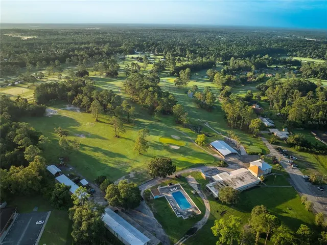 a view of a lake with a city