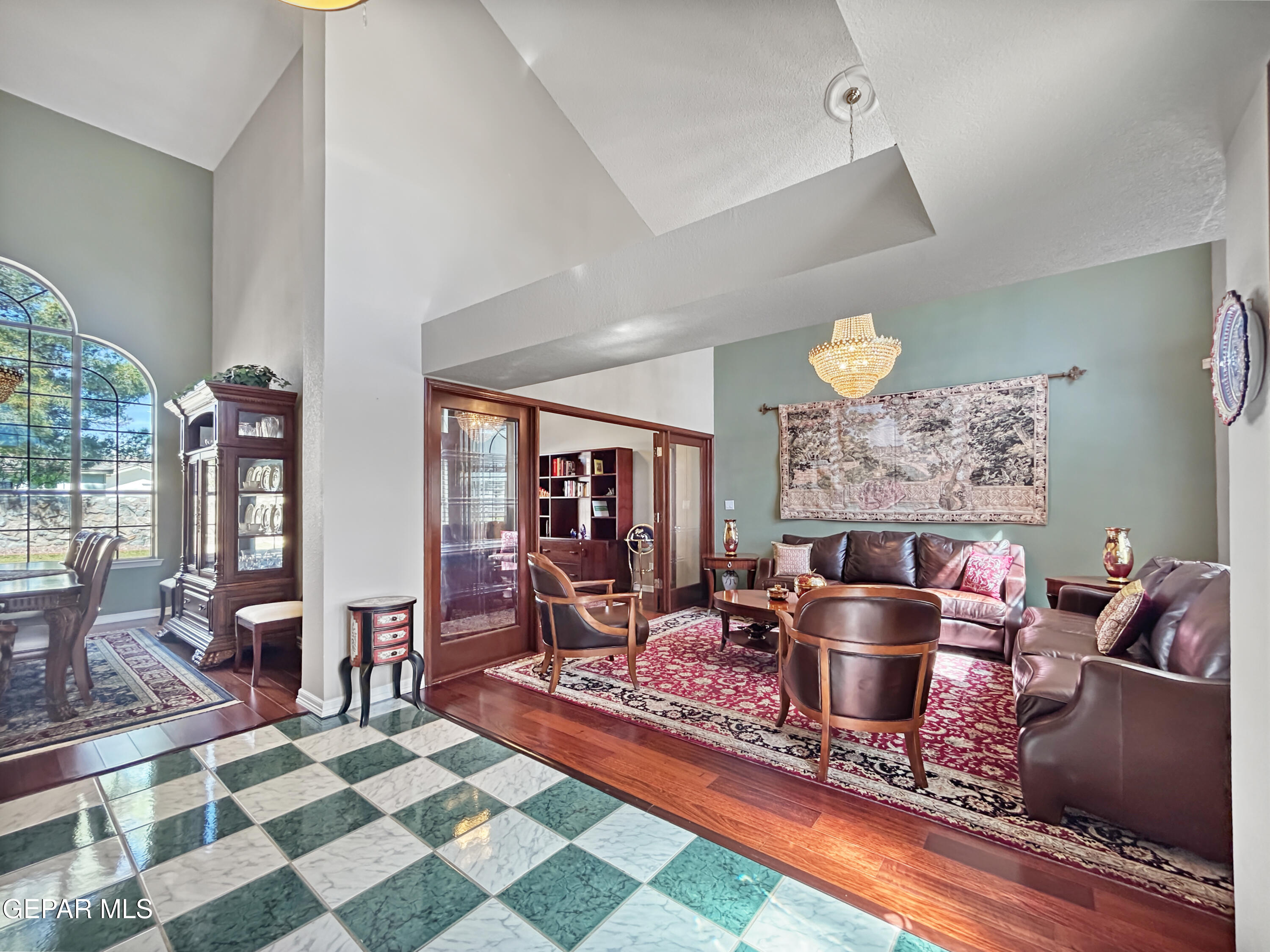 1109 Noble Ridge Way El Paso, TX 79912 - Photo 11 of 73 Foyer to Living Room, Office
