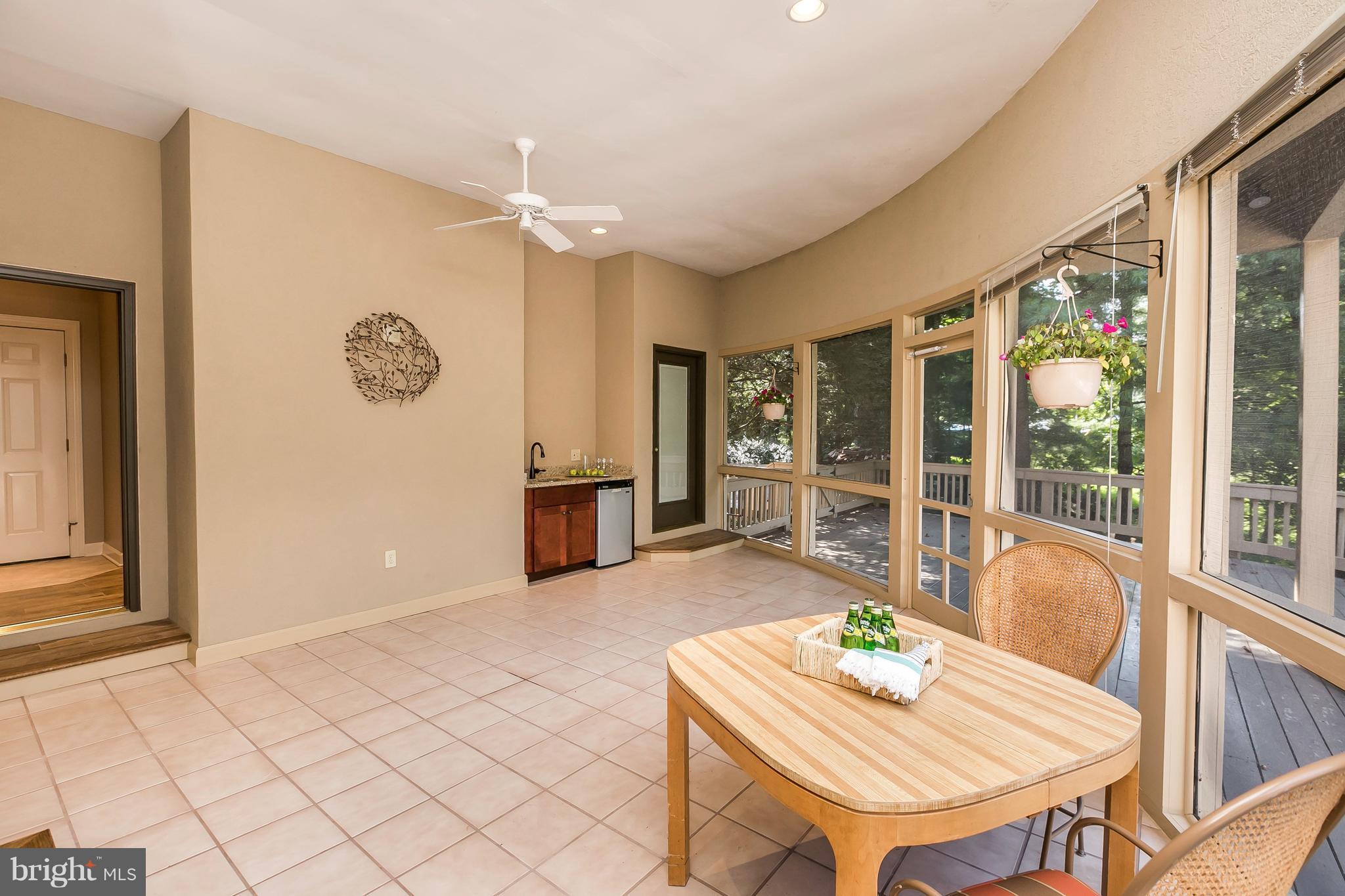 3602 Michelle Way Baltimore, MD 21208 - Photo 22 of 30 Large Screened Porch with Wet Bar