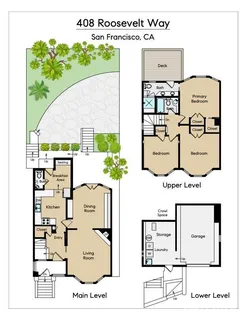 $2,098,000 | 408 Roosevelt Way, San Francisco, CA 94114