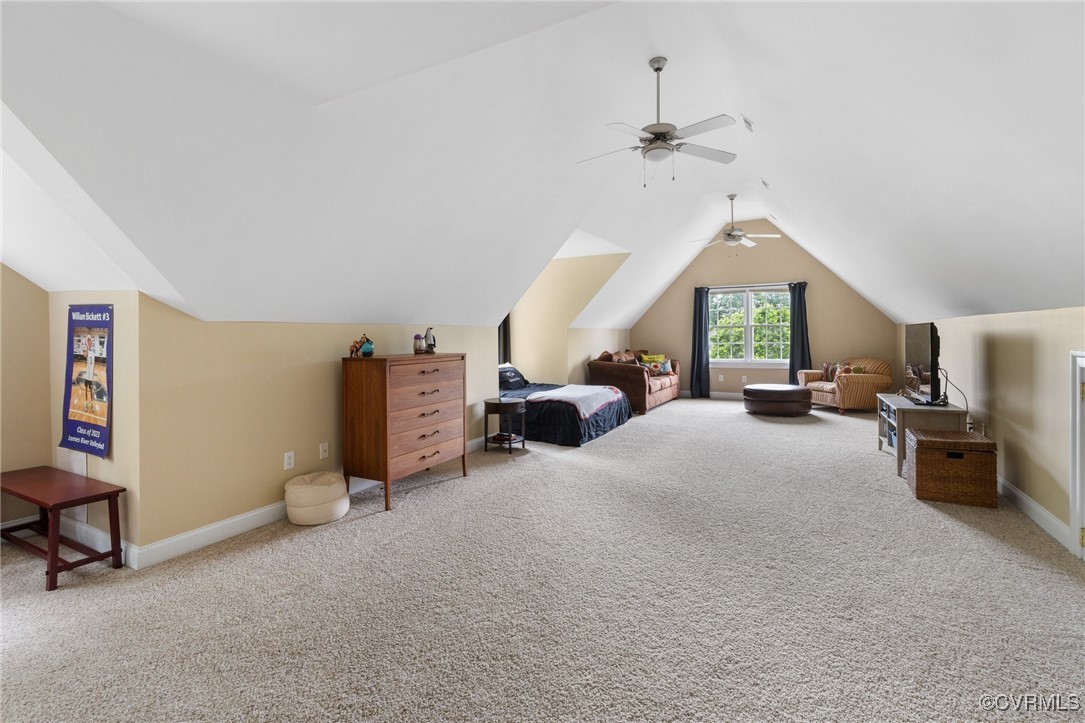 14149 Riverdowns S Drive Midlothian, VA 23113 - Photo 31 of 48 Carpeted bedroom featuring vaulted ceiling, a ceil
