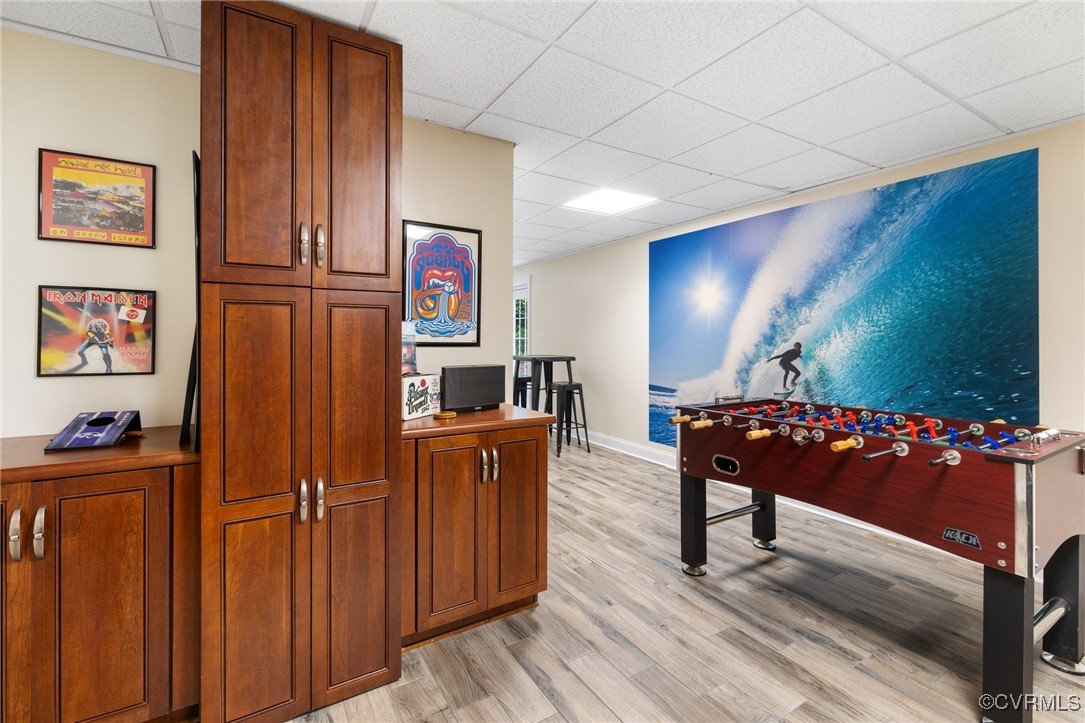 14149 Riverdowns S Drive Midlothian, VA 23113 - Photo 32 of 48 Basement Recreation room with a paneled ceiling, l