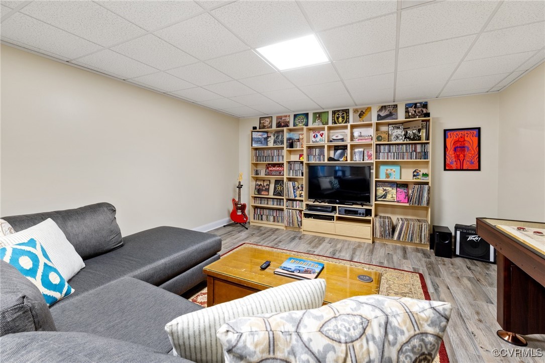 14149 Riverdowns S Drive Midlothian, VA 23113 - Photo 33 of 48 Living area featuring wood finished floors, a pane