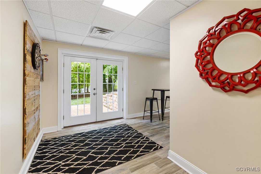 14149 Riverdowns S Drive Midlothian, VA 23113 - Photo 35 of 48 Doorway to outside with wood finished floors, fren