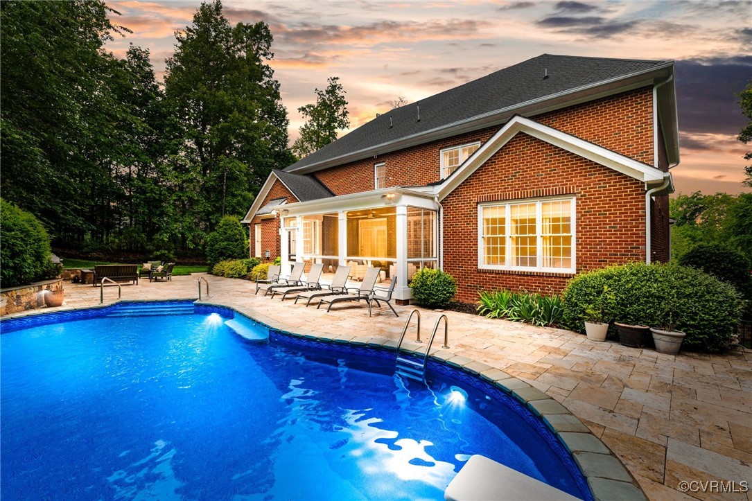 14149 Riverdowns S Drive Midlothian, VA 23113 - Photo 44 of 48 Swimming pool featuring a patio area