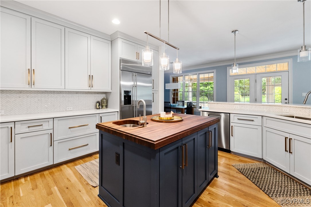 14149 Riverdowns S Drive Midlothian, VA 23113 - Photo 10 of 48 Kitchen featuring butcher block counters, applianc