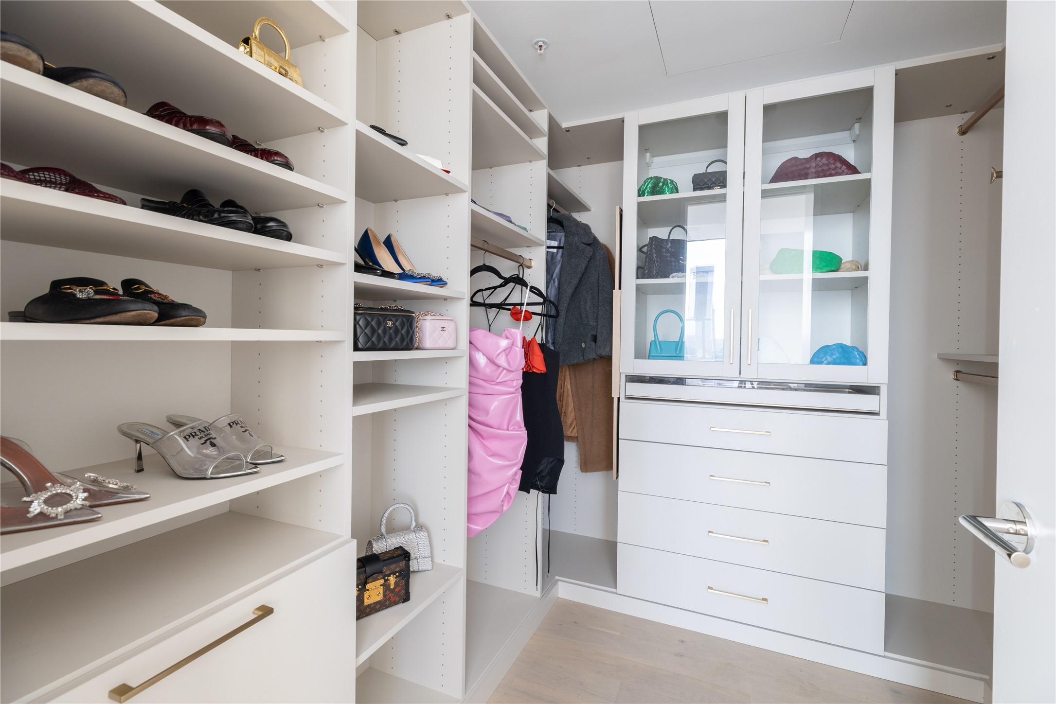 313 West 17th Street, Unit 2007 Austin, TX 78701 - Photo 21 of 38 Spacious closet featuring light wood finished floors