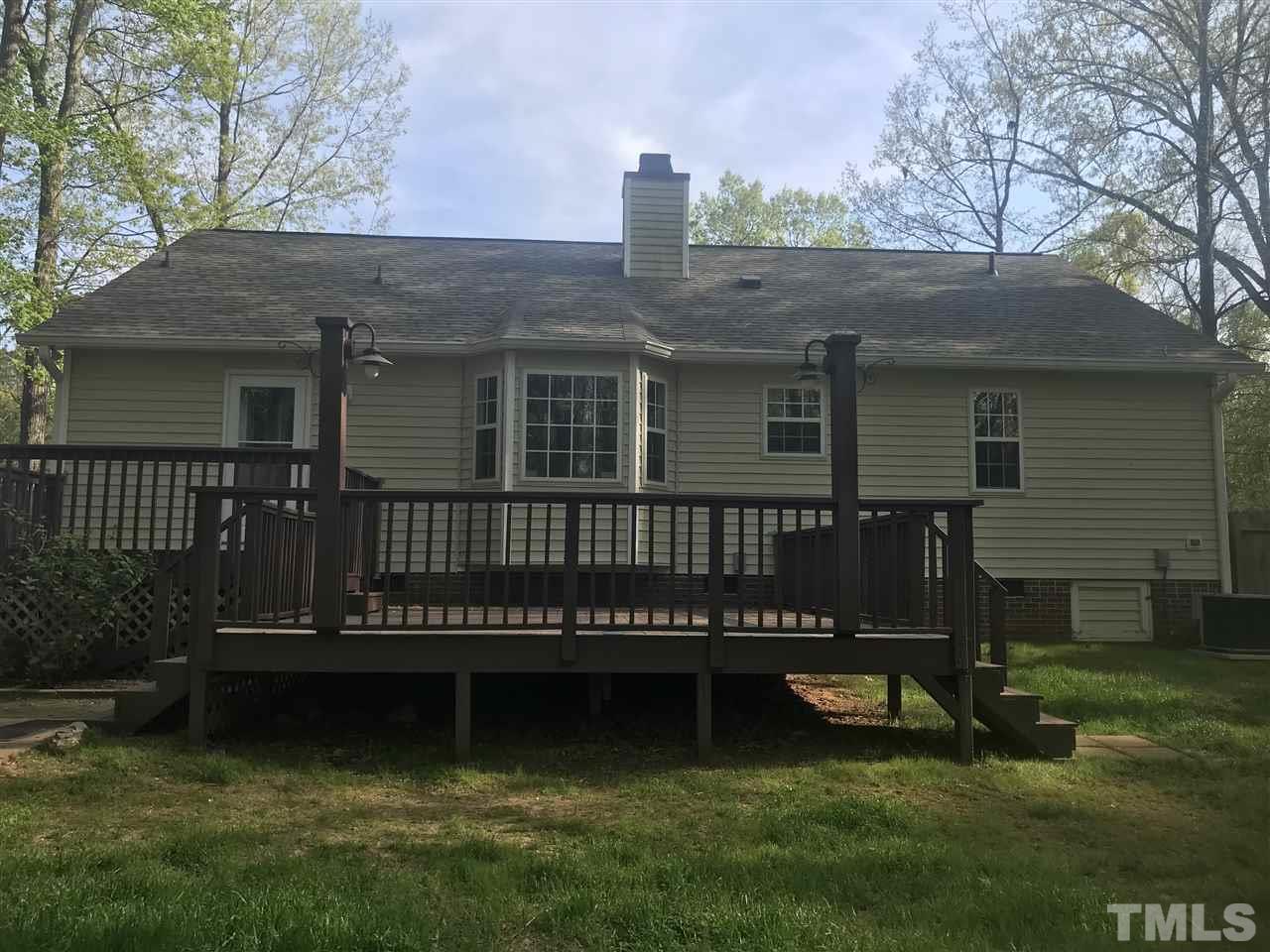 1546 Middle Ridge Drive Willow Spring, NC 27592 - Photo 21 of 25 view of back of home