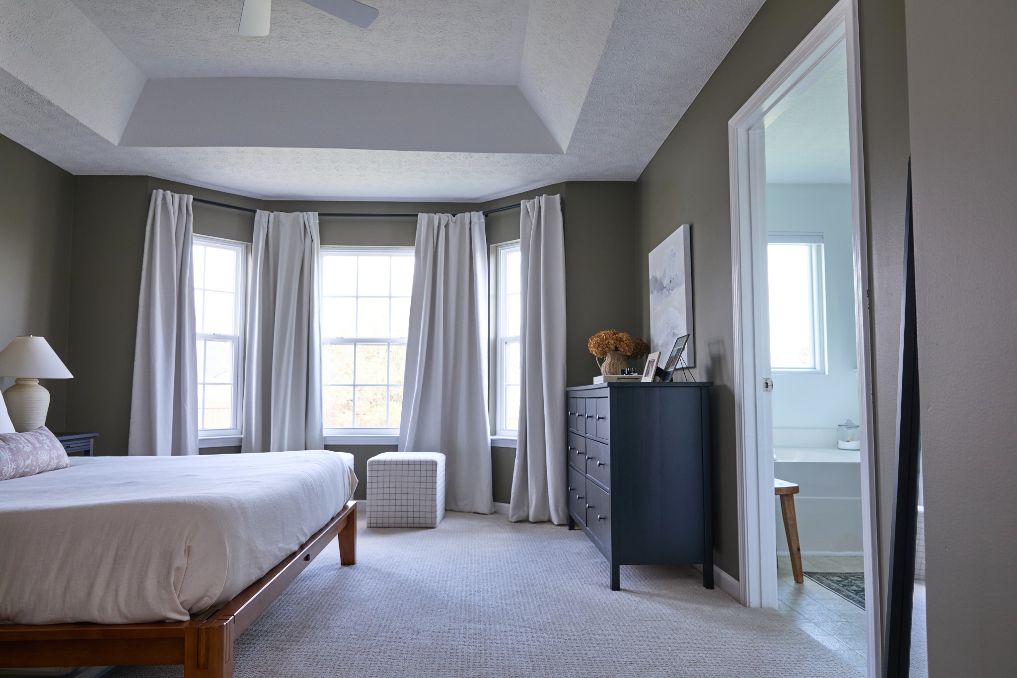 1910 Portview Drive Spring Hill, TN 37174 - Photo 28 of 50 a bedroom with a bed and a large mirror
