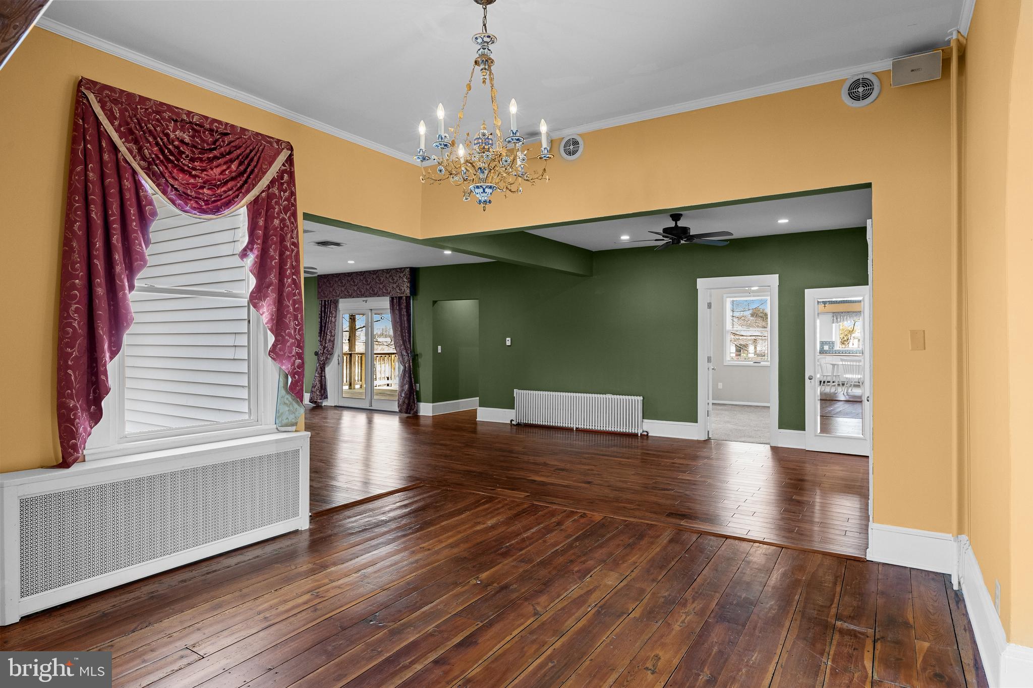 53 Arneys Mt Road Pemberton, NJ 08068 - Photo 17 of 61 a view of a hallway with wooden floor and staircase