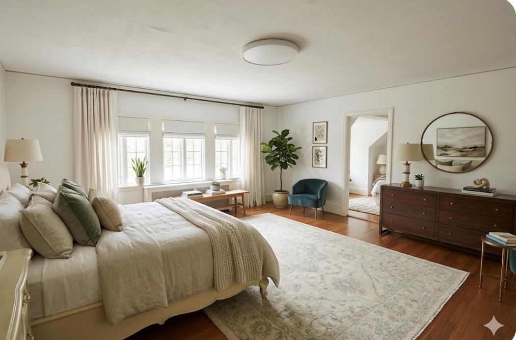 539 Manhasset Woods Road Manhasset, NY 11030 - Photo 20 of 41 Primary bedroom virtually staged