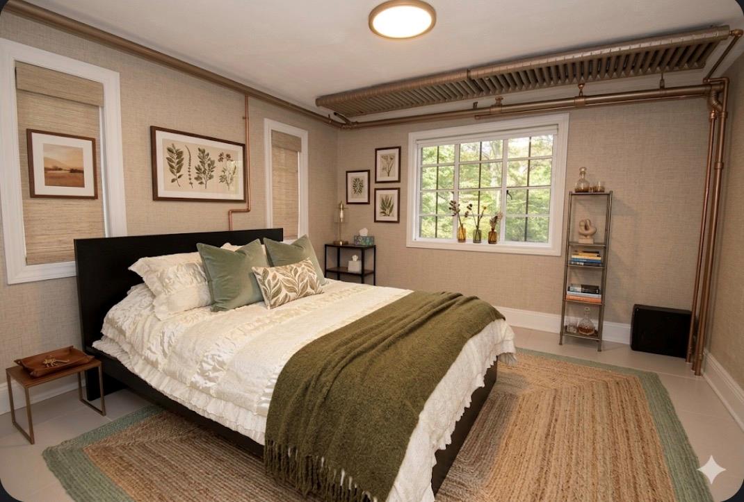 539 Manhasset Woods Road Manhasset, NY 11030 - Photo 24 of 41 Guest house bedroom virtually staged