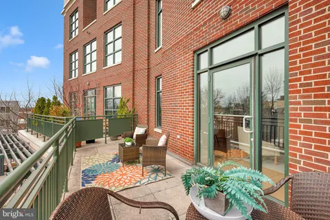 a view of city from balcony